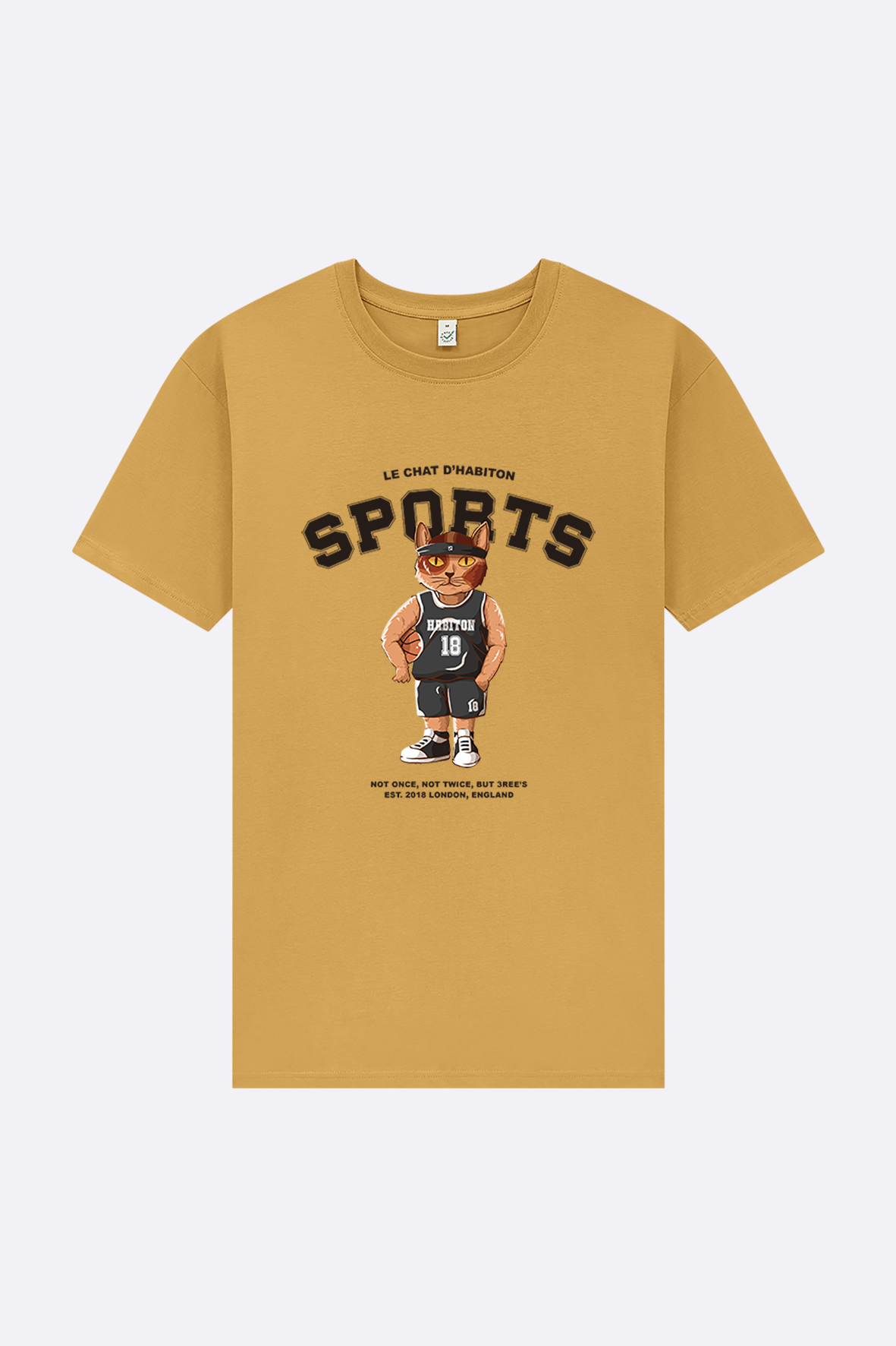 Le Chat d' Habiton - Basketball,premium organic cotton style and comfort