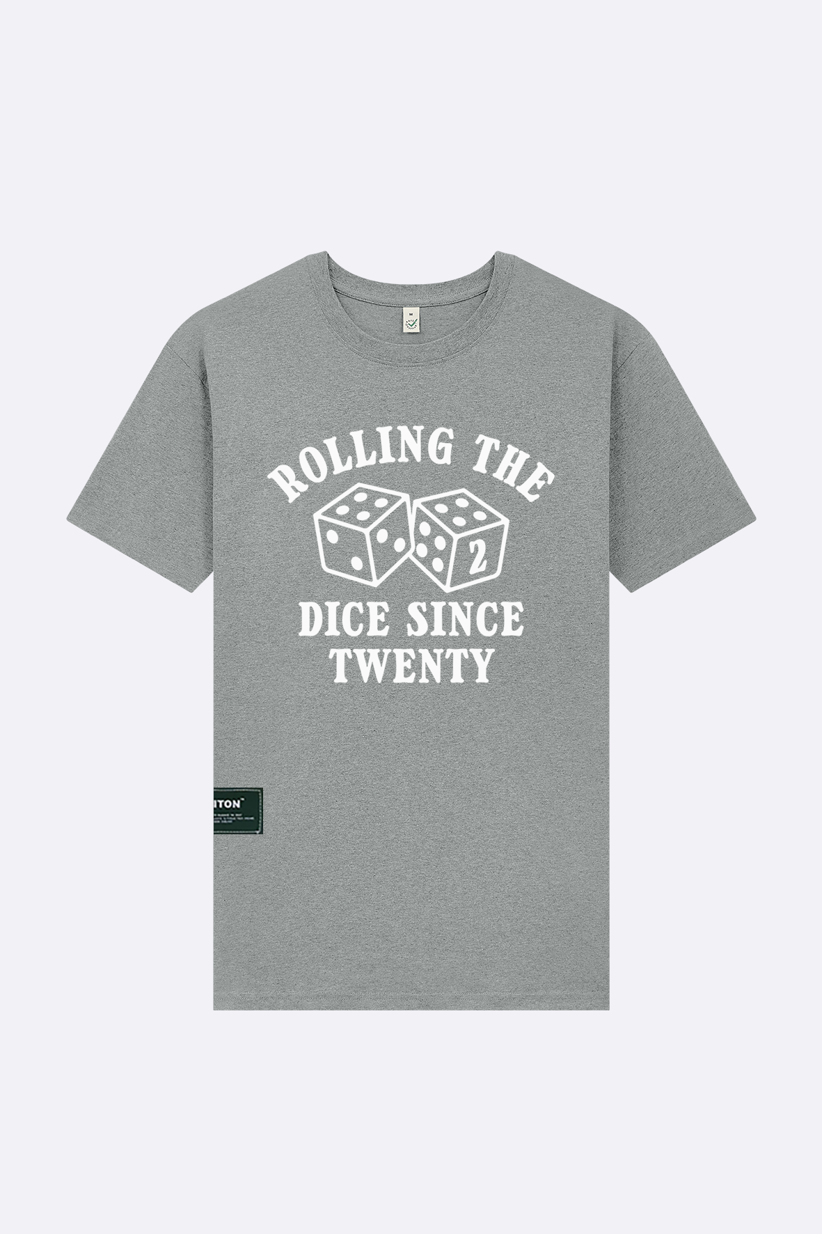 Rolling the dice (Grey) premium organic cotton