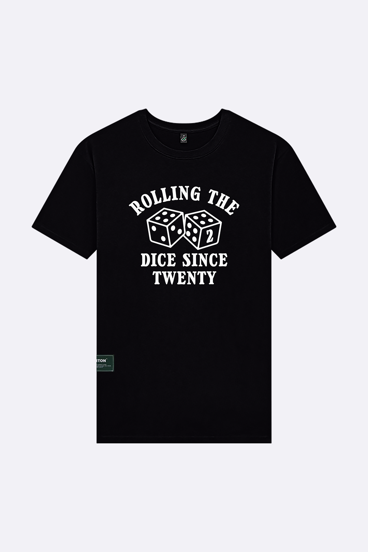 Rolling the dice. premium organic cotton