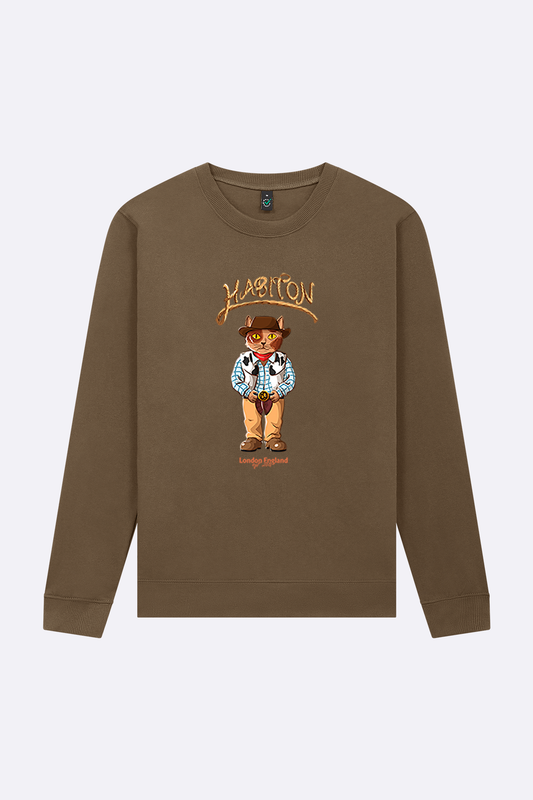 Le Chat d'Habiton Cowboy Faded Brown organic cotton