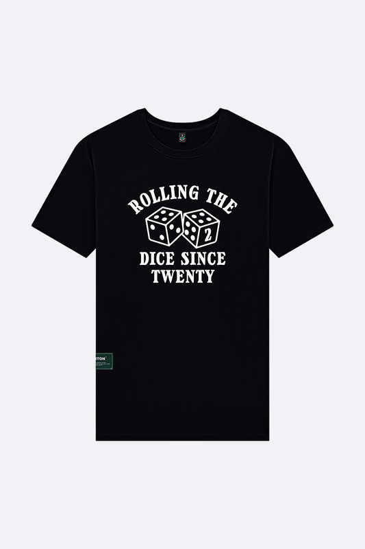 Rolling the dice. premium organic cotton